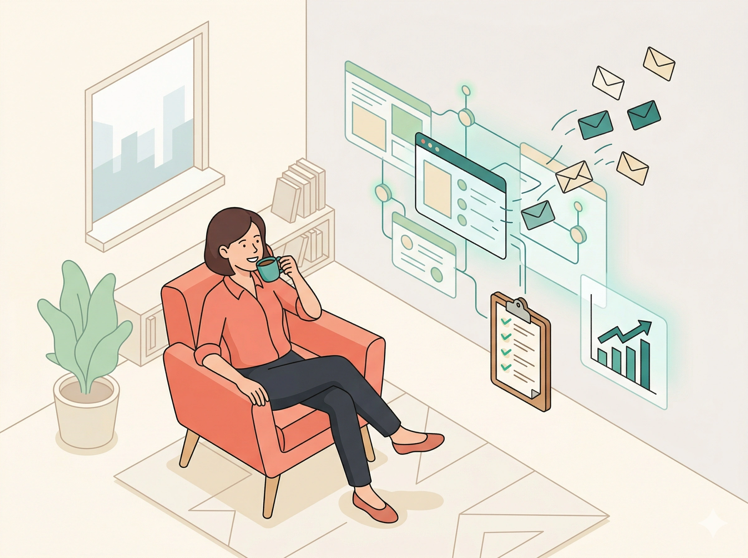 AIが自動で営業、あなたはリラックス